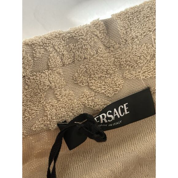 Versace Barocco Jacquard Towel Shirt Size Large 1015692 Made in Italy NWT $1325 - Picture 11 of 15